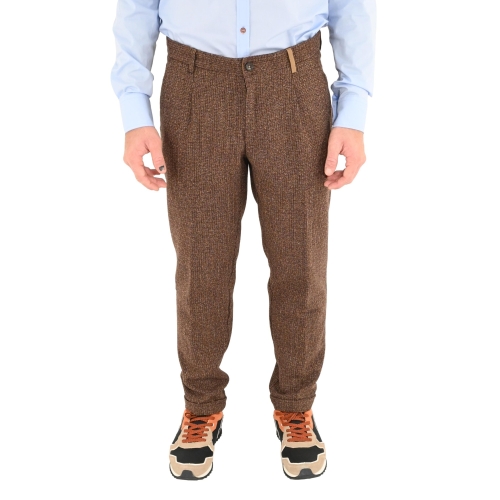 koon pantalone uomo cammello moro IPN181SR11