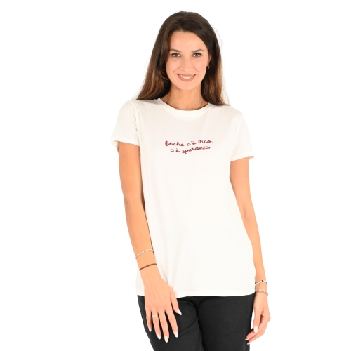 vicolo t-shirt donna bianco RS0029