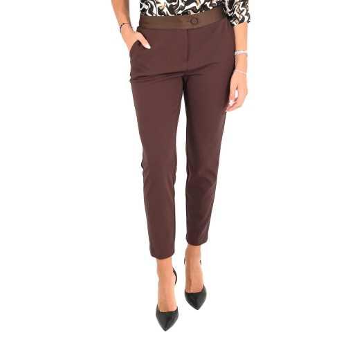 imperial pantalone donna cioccolato PVN2IAW