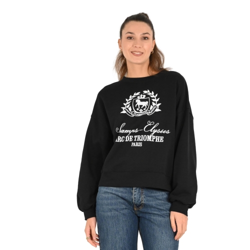 haveone felpa donna nero FMA-M027