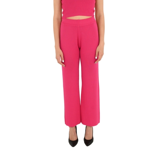 soya knits pantalone donna fuxia SO 112