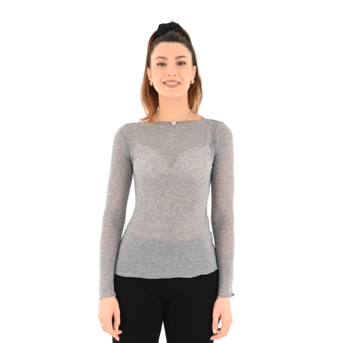 bighet t-shirt donna grigio 8696/0401