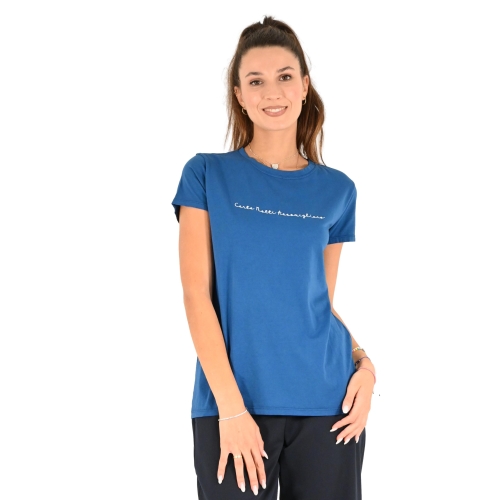 vicolo t-shirt donna azzurro RS0060