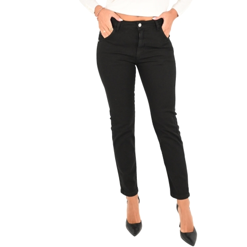 haveone jeans donna denim nero PGZ-M116