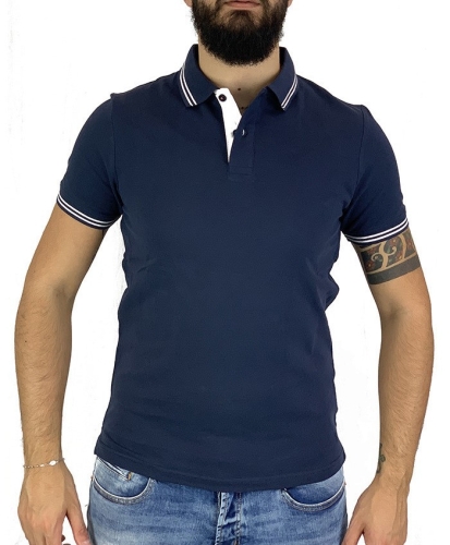 mark up polo uomo blu MK79105