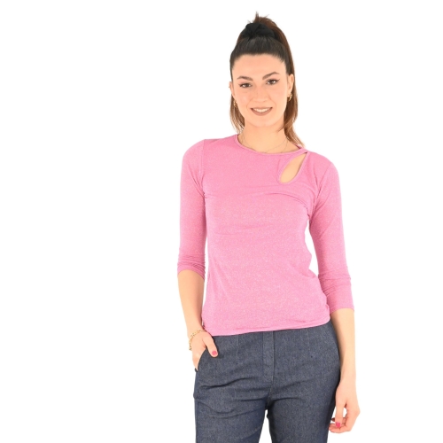 bighet t-shirt donna fuxia 9198/94553