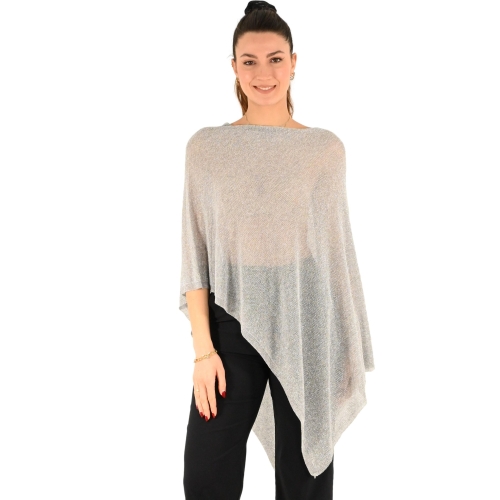 kontatto poncho donna argento 3M2050C