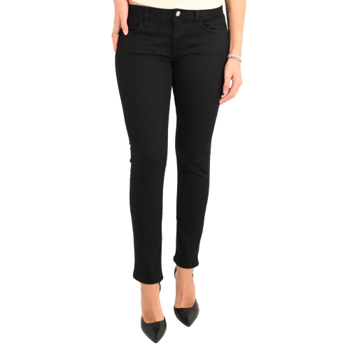 pont denim jeans donna denim nero F001