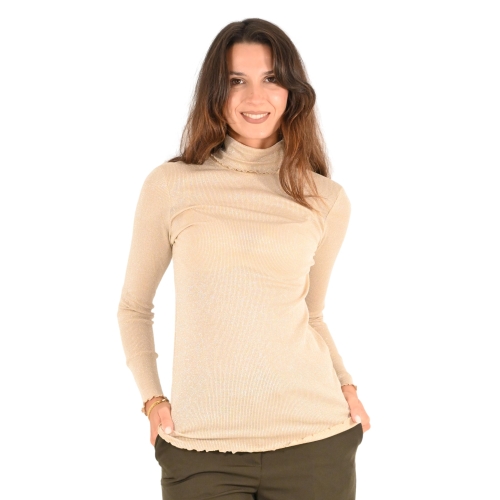 molly bracken maglia donna oro T1939CH