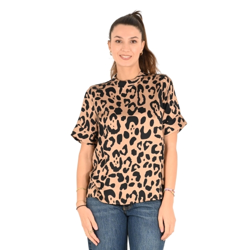 imperial t-shirt donna cammello nero TV52INJ