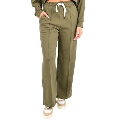 berna pantalone donna verde W 245048