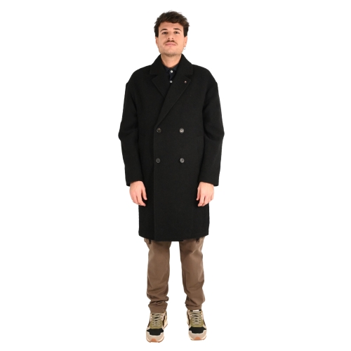 outfit italy cappotto uomo black OF1F2W4K008