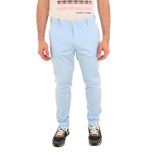 mark up pantalone uomo celeste MK 495141