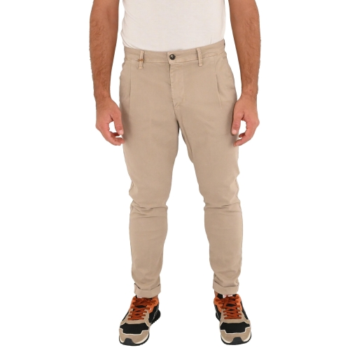 squad2 pantalone uomo beige RIO