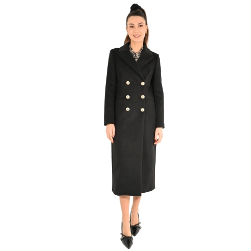 rinascimento cappotto donna nero CFC0121915003