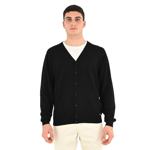 mark up cardigan uomo nero MK390119