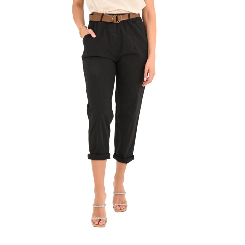 nuova moda pantalone donna nero 3551