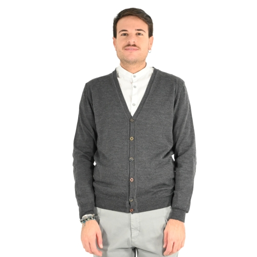 koon cardigan uomo antracite MMG810FV01