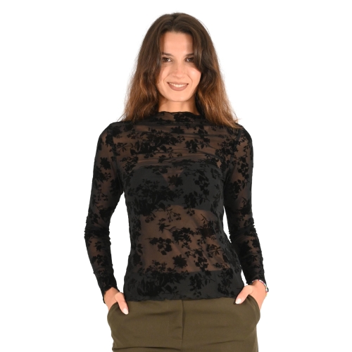 molly bracken maglia donna nero LA1398CN