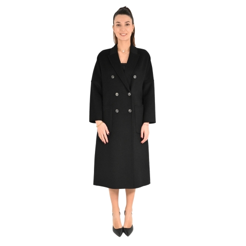 vicolo cappotto donna nero TS0001